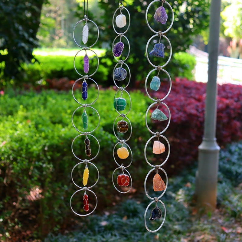 Chakra Stone Suncatchers for Garden