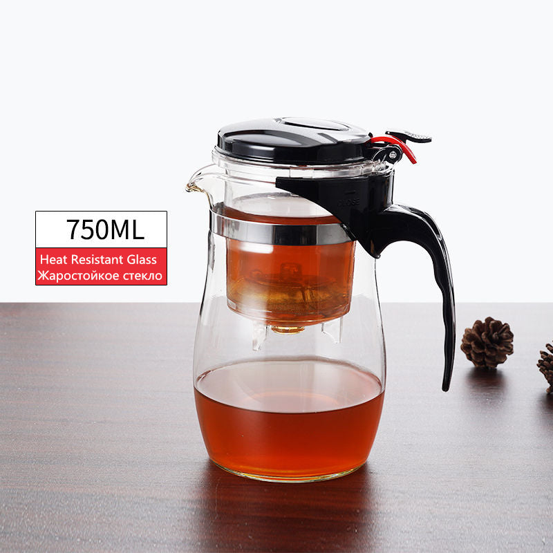 Drum-shaped Trapezoidal Tea Pot