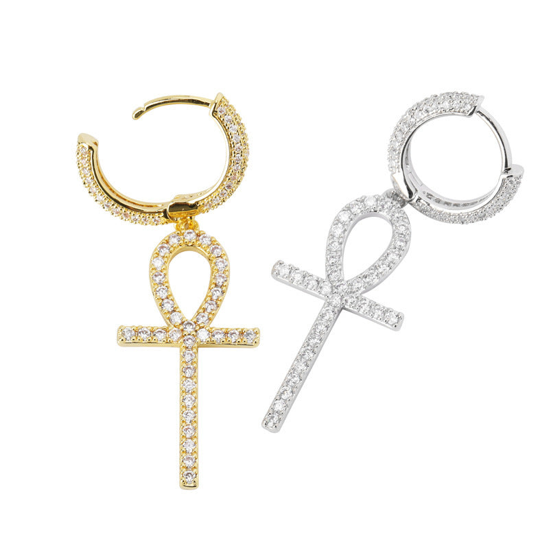 Ankh Dangle Earrings for Men and Women