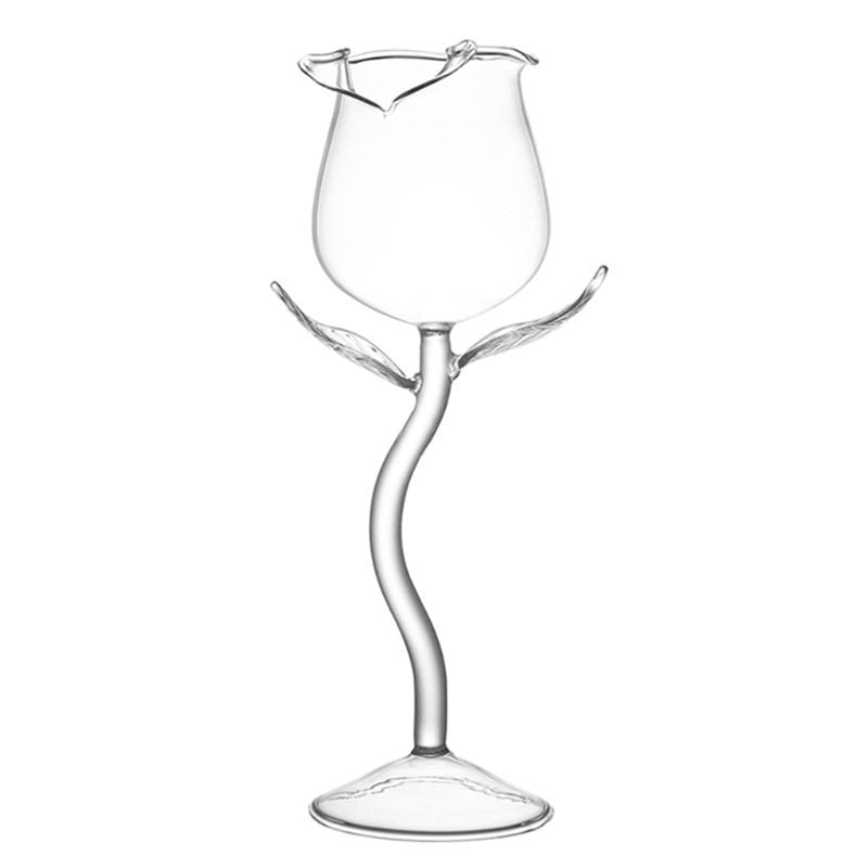 "Crystal Rose" -  Wine Cocktail Glasses