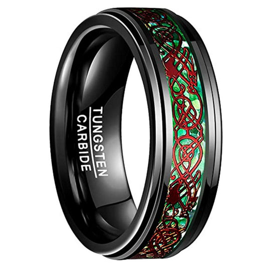 Black Tungsten Carbide 8mm Ring