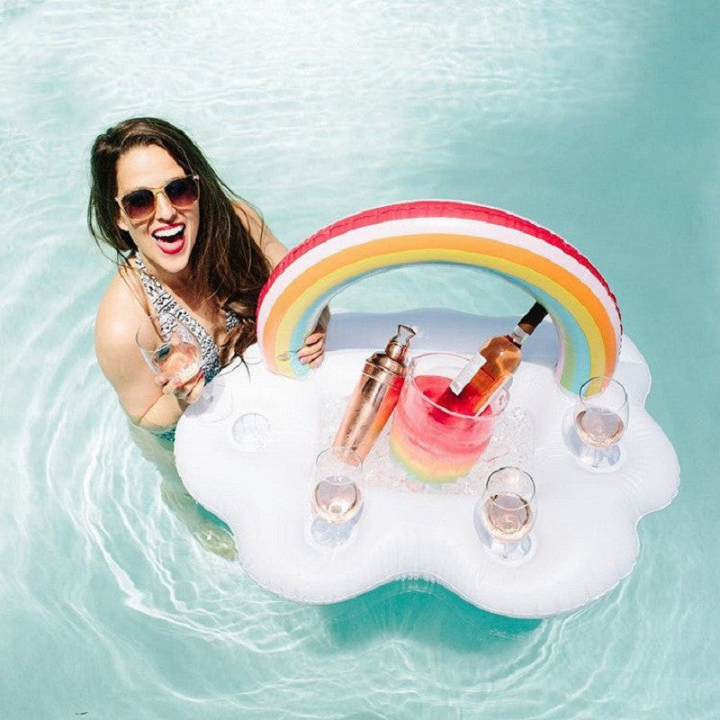 Rainbow Inflatable Cooler