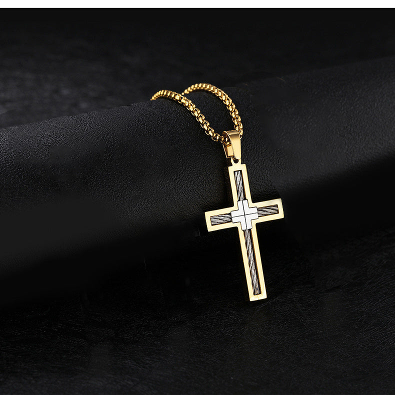 Stainless Steel Cross Necklace