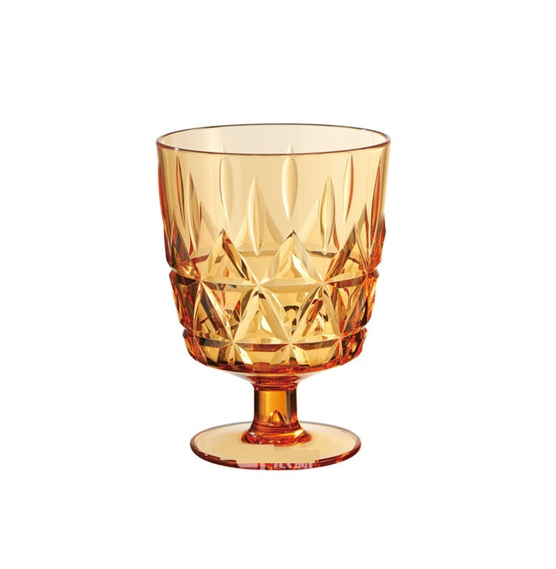 "Always Drink Fancy" - Crystal Acrylic Wine Glass