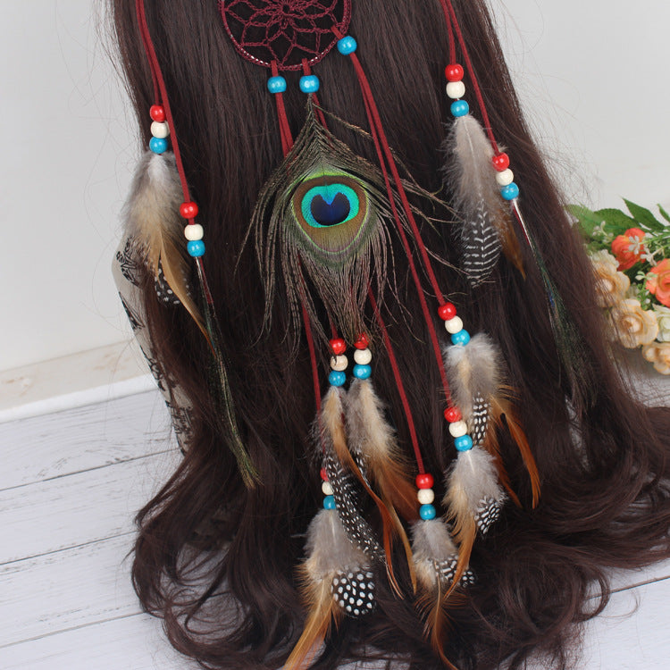 Dream Catcher Feather Headband