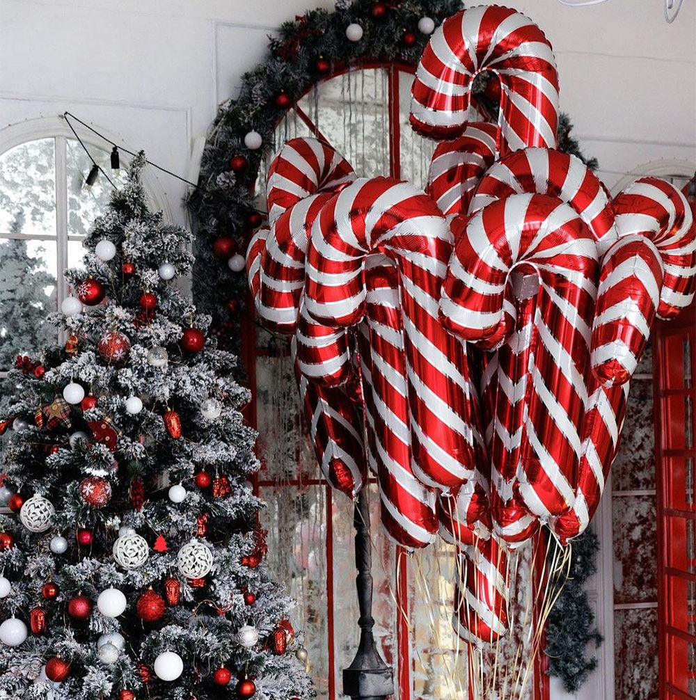 "Candy Cane Lane" - Holiday Party Balloons