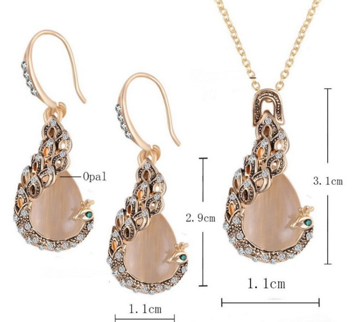 "Beautiful Tears" - Water Drop Rhinestone Jewelry Set