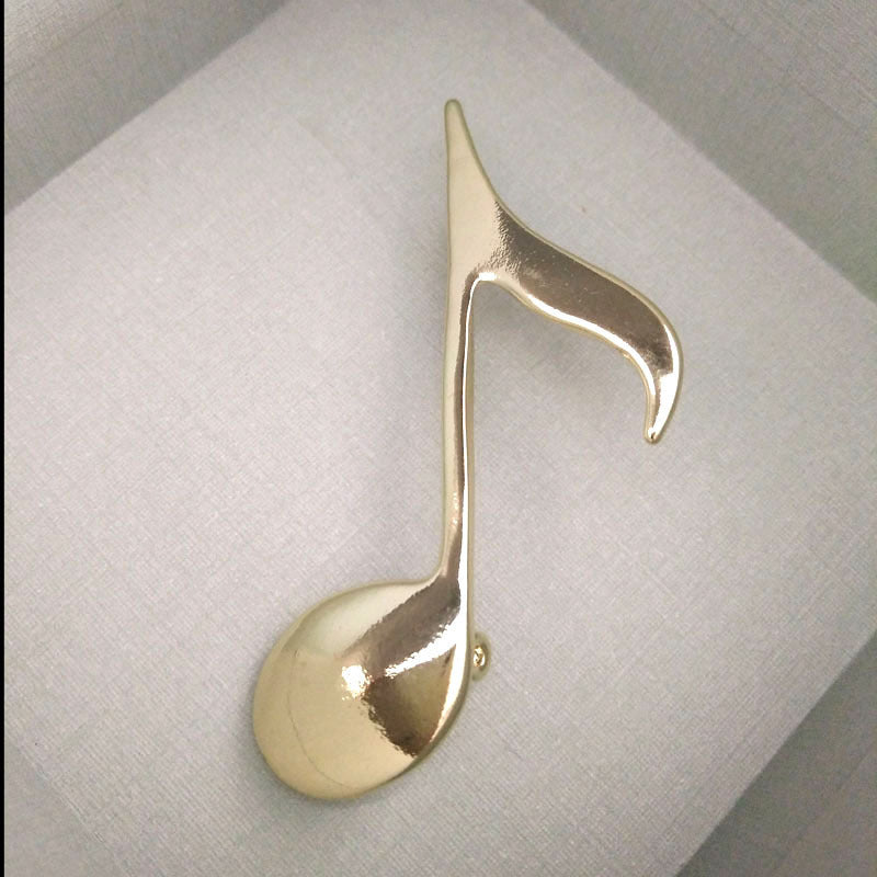"Golden Sound" - Metal Brooch