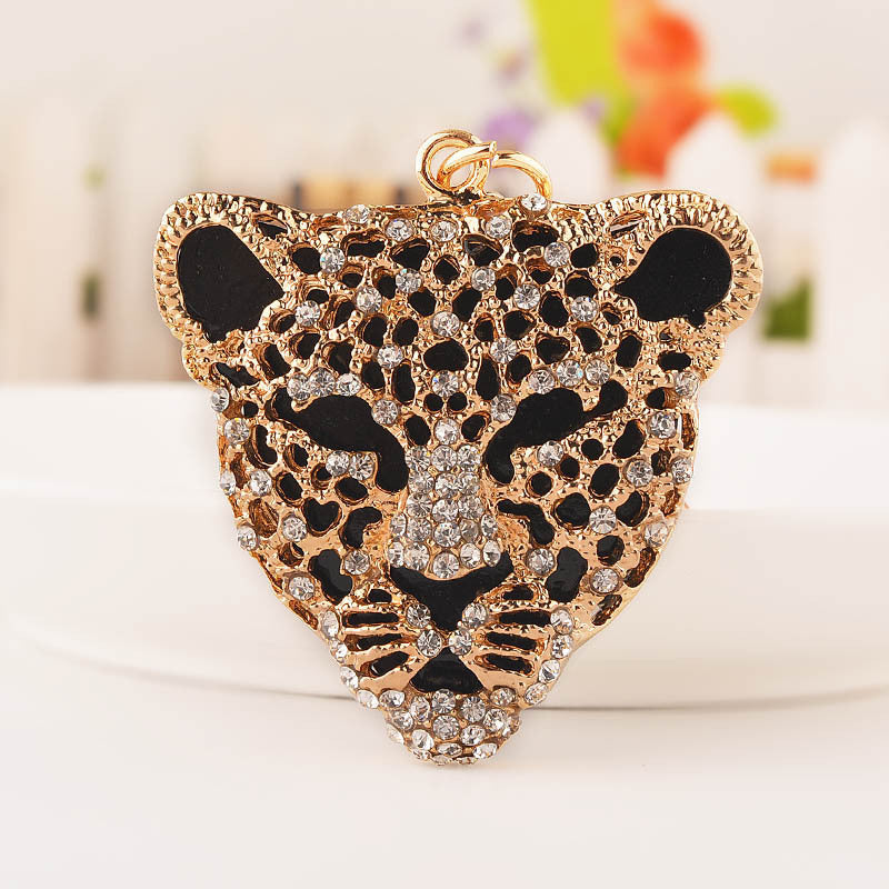 "I Love Leopards" - Diamond Keychain