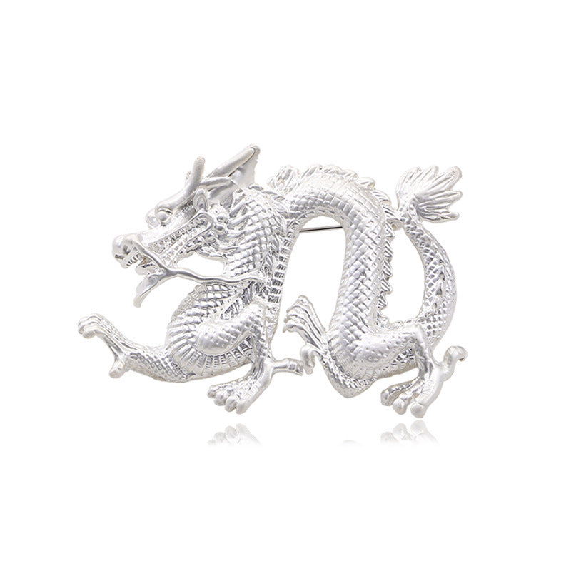 "Unleash the Dragon" - Metal Brooch
