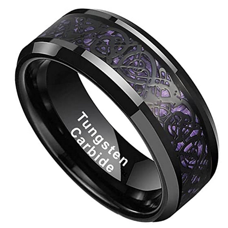 Black Tungsten Carbide 8mm Ring
