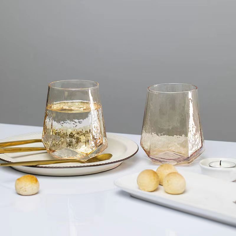 "Diamond Amber" -  Wine Glass Collection