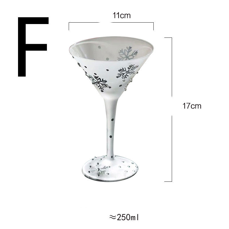 "Vibrant Buzz" - Hand-painted Wine Glass