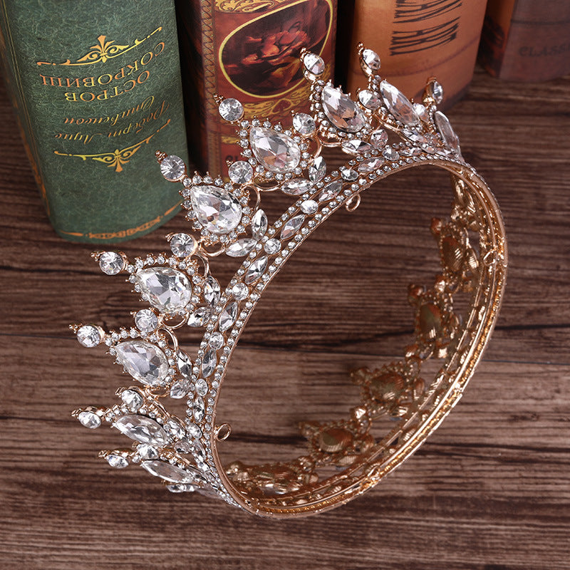 Alloy Color Crystal Bridal Crown