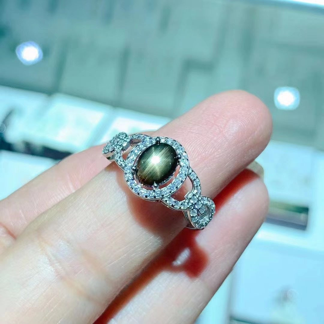 "Natural Star" - Natural Sapphire Ring