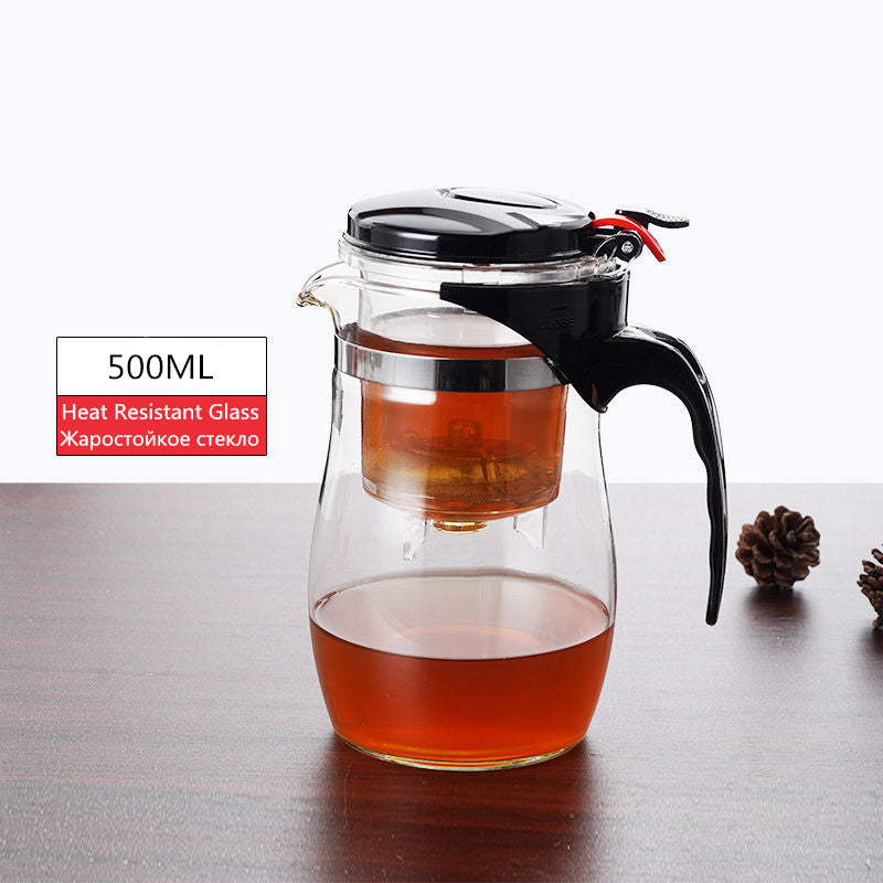 Drum-shaped Trapezoidal Tea Pot
