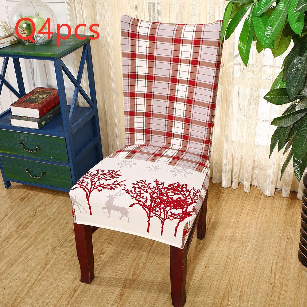 Universal Elastic Christmas Chair Cover