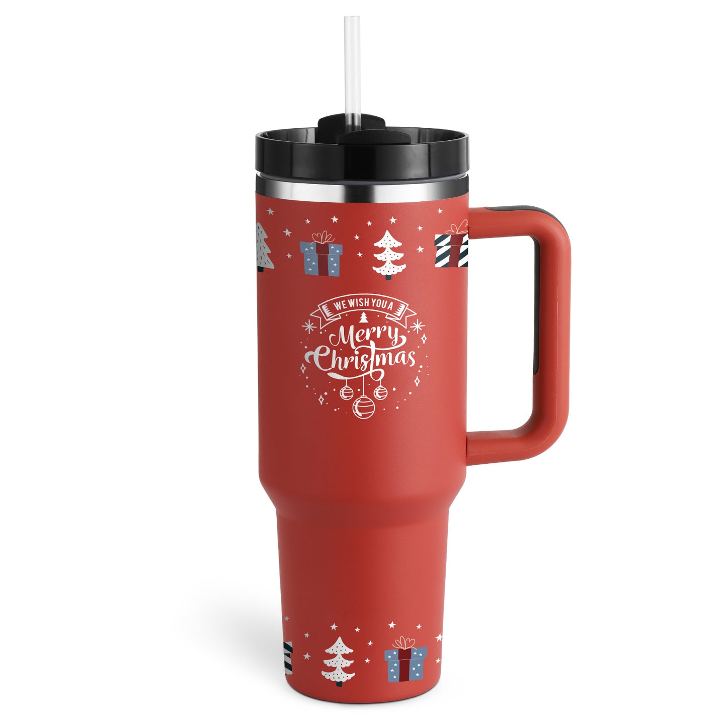 "Hydrate in Style" -  40 oz. Spill-proof Insulated Tumbler With Straw