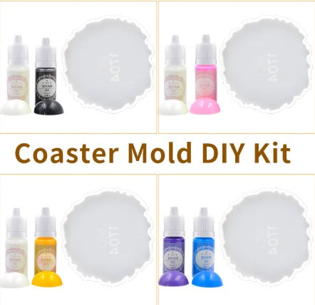 DIY Silicone Mold Color Fine Coaster