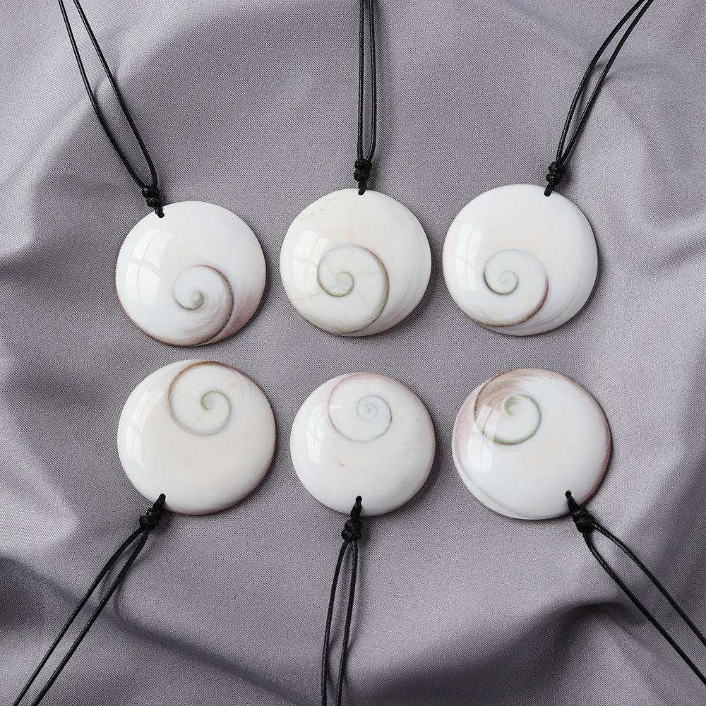 Natural Crystal Stone Pendant Necklace