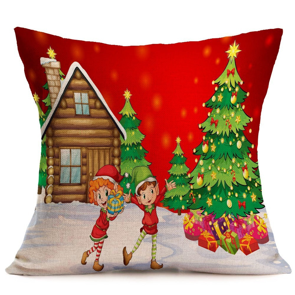 Festive Christmas Sofa Pillowcases