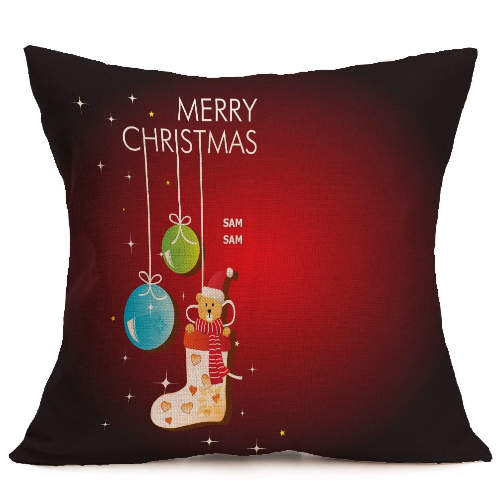 Festive Christmas Sofa Pillowcases