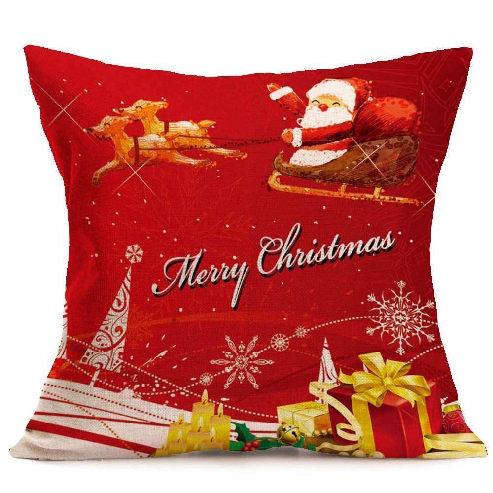 Festive Christmas Sofa Pillowcases