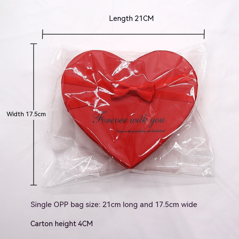 Heart-shaped Rose Soap Gift Box