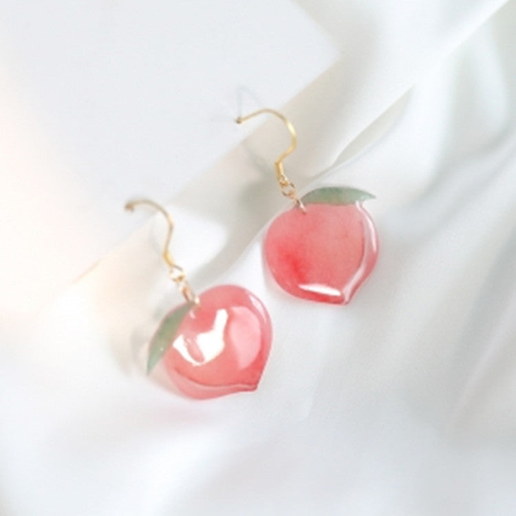 "Peachy Queen" - Acrylic Earrings
