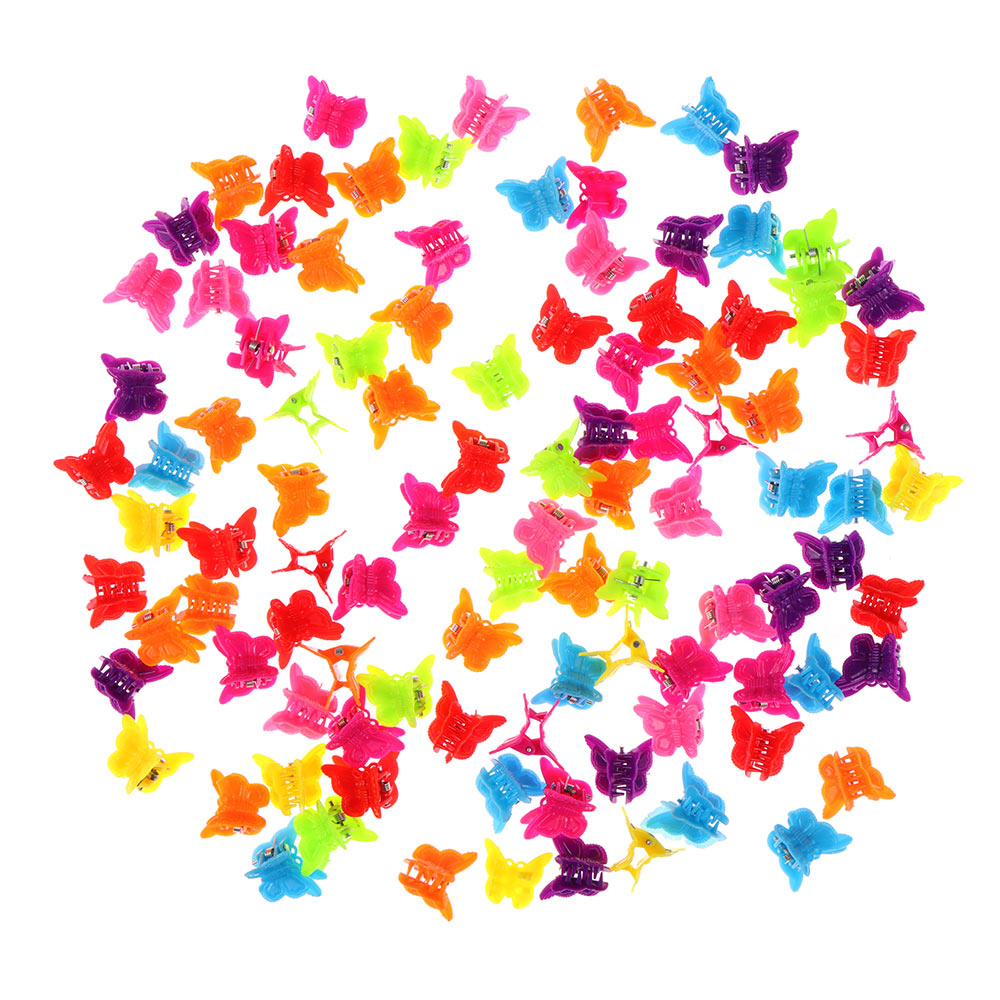Colorful Mini Butterfly Hair Clips