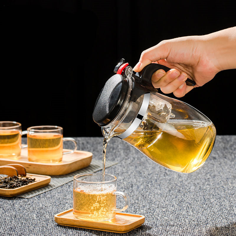 Drum-shaped Trapezoidal Tea Pot