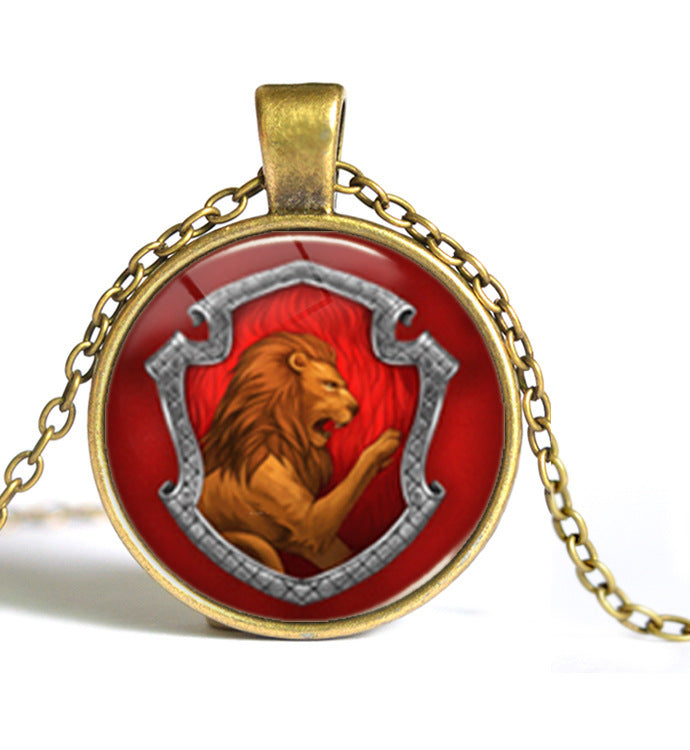 Harry Potter Hogwart's Slytherin Crest Necklace