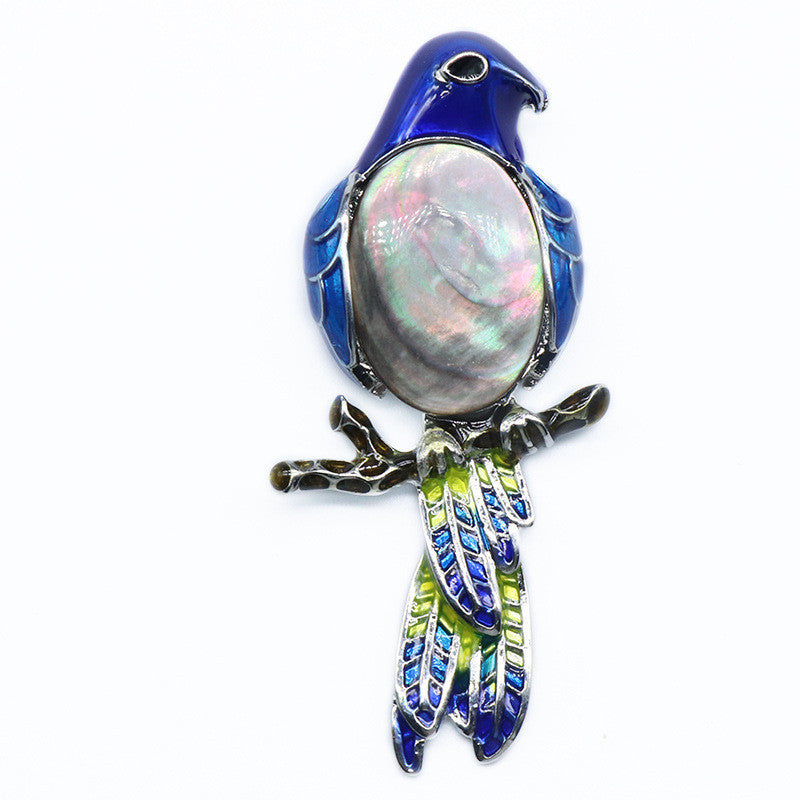 "Hello Birdie" - Brooch Pendant