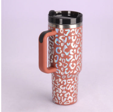 "Hydrate in Style" -  40 oz. Spill-proof Insulated Tumbler With Straw