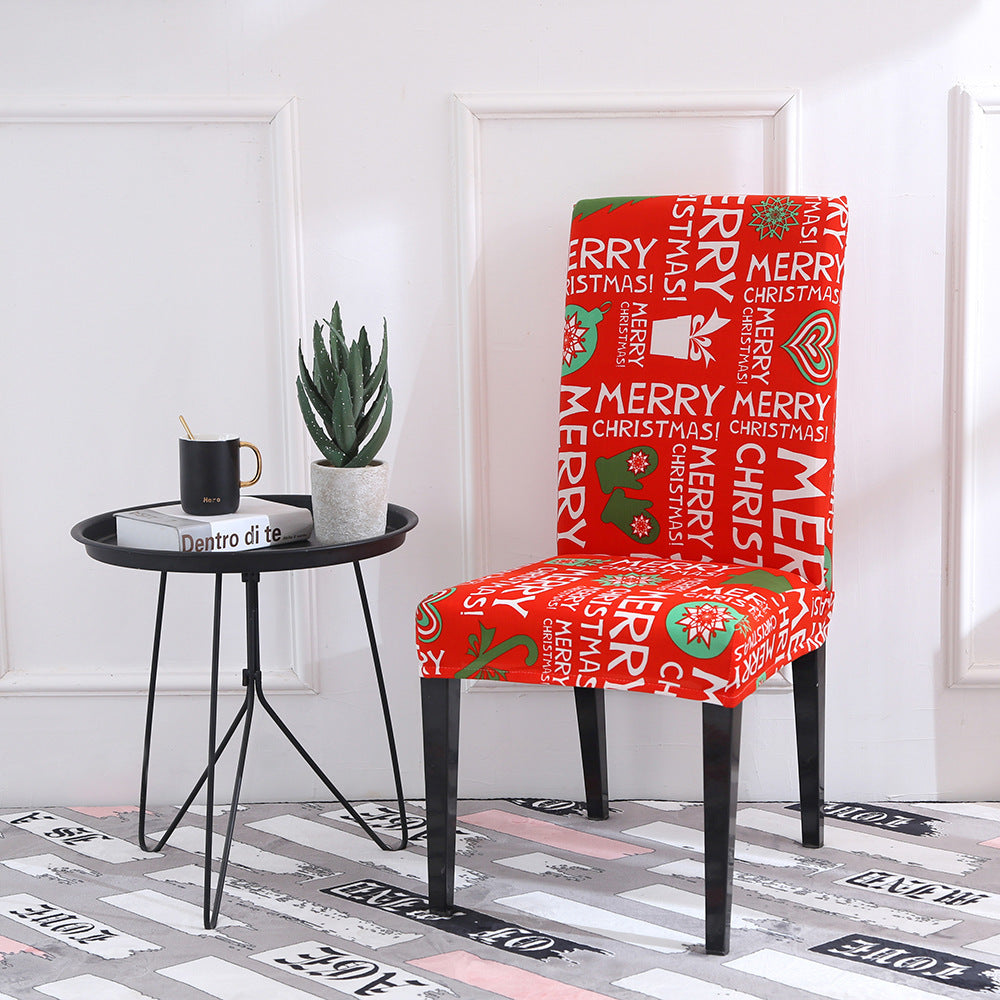 Universal Elastic Christmas Chair Cover