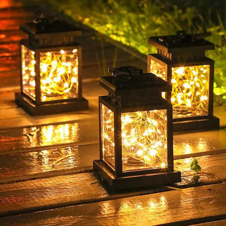 Solar Hanging Lantern for Garden - Waterproof