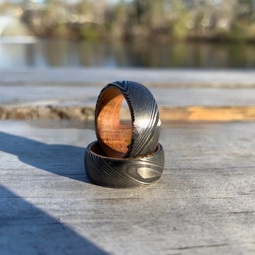 Striped Barrel Wood Inner Ring