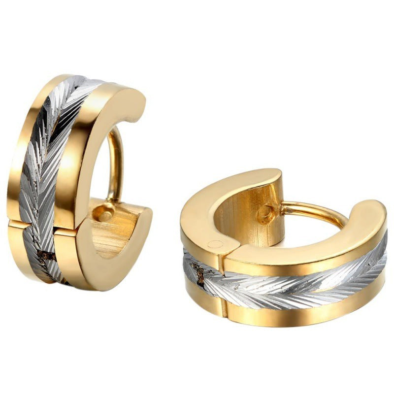 Electric Titanium Steel Stud Earring