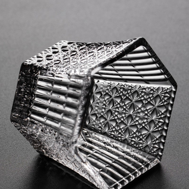 "Forget My Ex" - Hexagonal Crystal Shot Glass