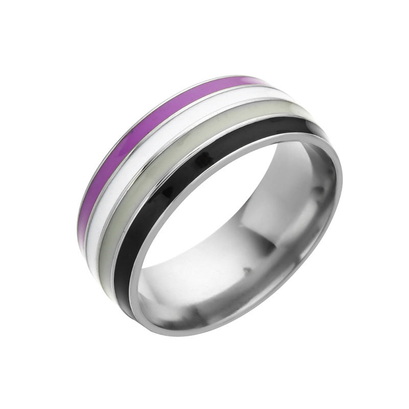 Rainbow Stainless Steel Ring