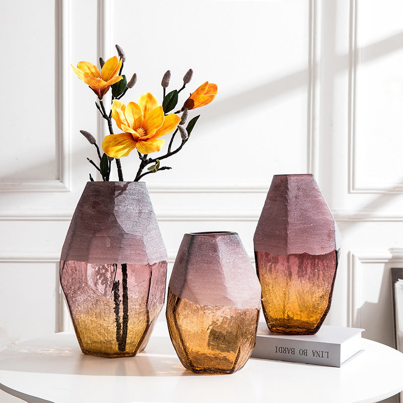 Handmade Colored Glass Vases