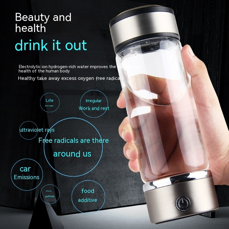 "Smart Hydrogen"- Portable Water Cup Machine