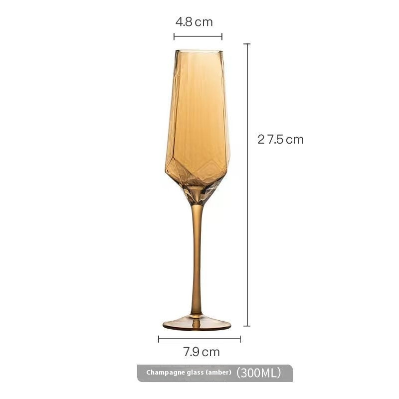 "Diamond Amber" -  Wine Glass Collection