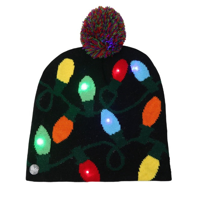 Ugly LED Light Knitted Christmas Hats