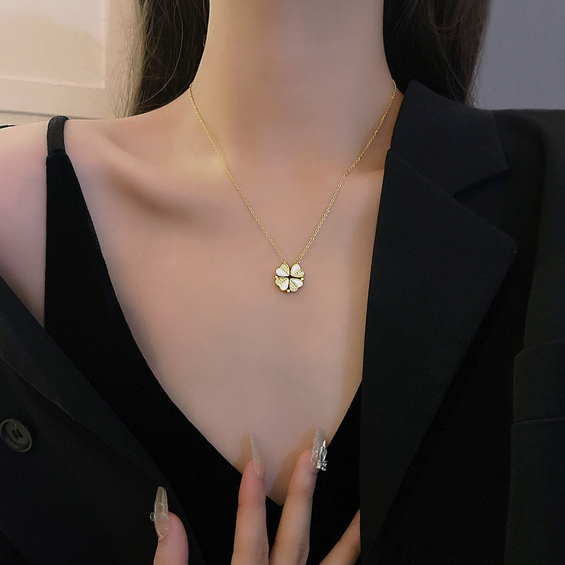 "Lucky Day" - Stainless Steel Pendant Necklace