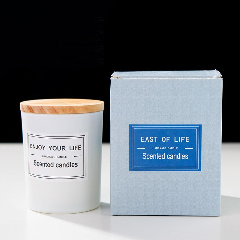 Handmade Natural Crystal Aroma therapy Soy Candle