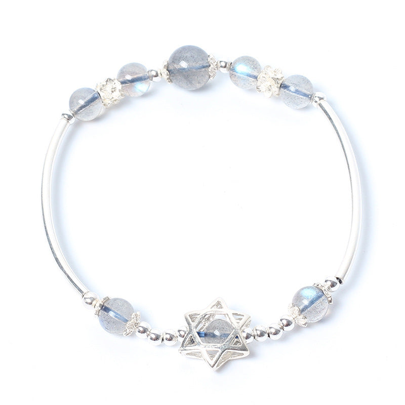 "Moonlight" - Handcrafted Moonstone Pure Silver