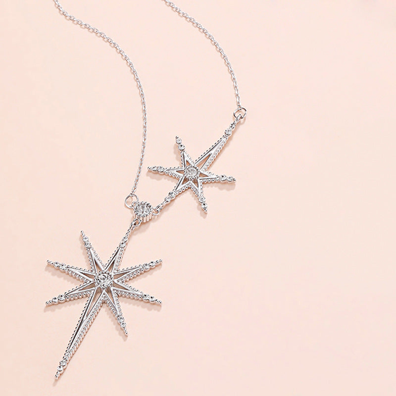 "Wishing Stars" - Clavicle Chain Necklace