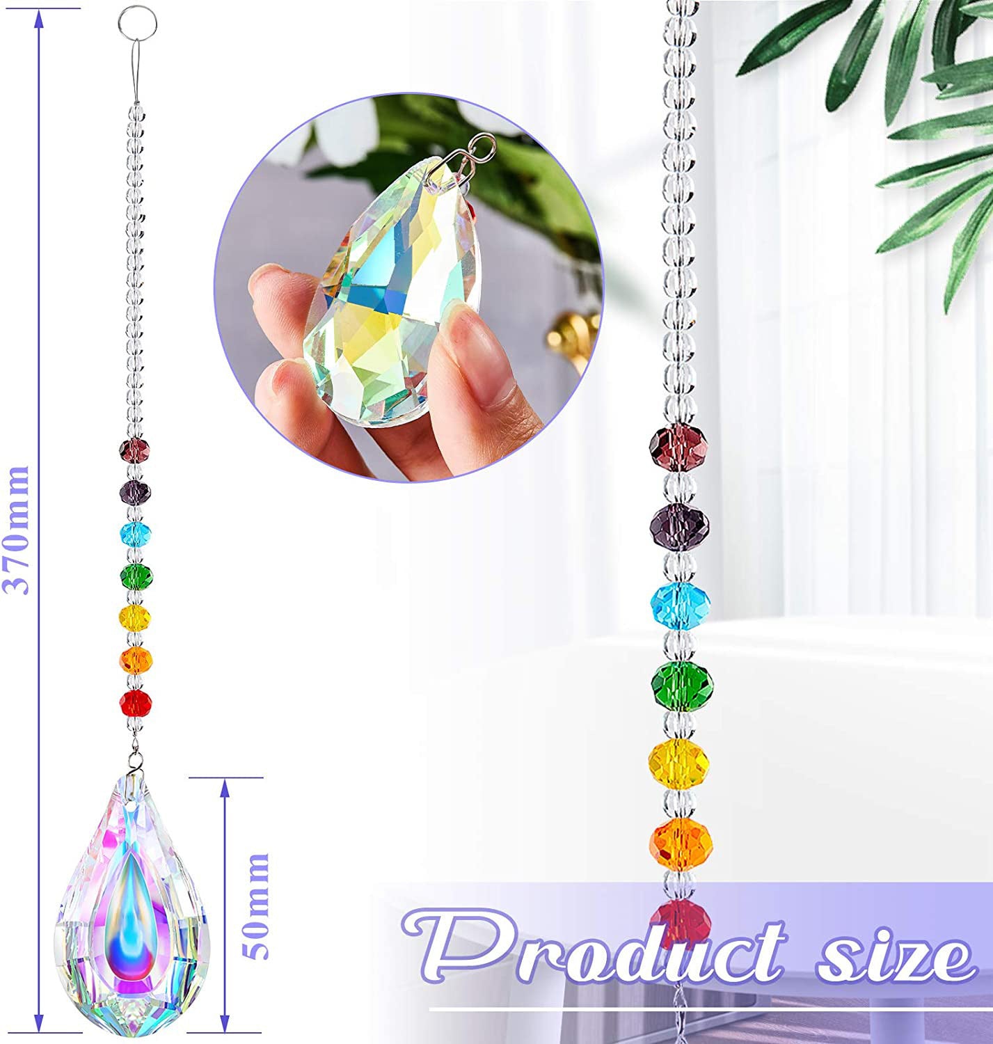 "Crystal Tears" - Suncatchers for Garden