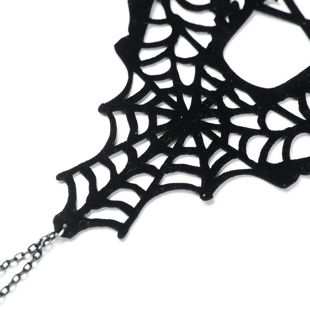 Dark Hollow Spider Web Finger Chain